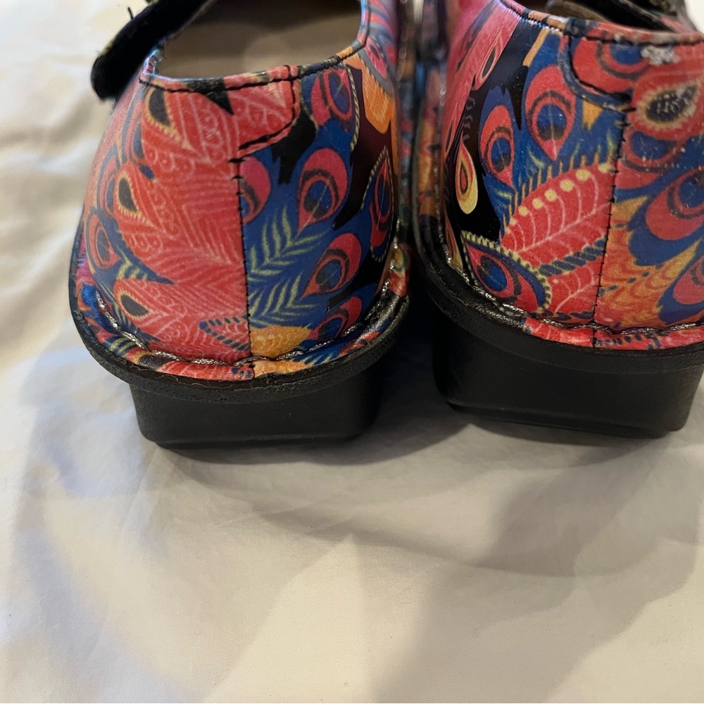 Alegria Women's Colorful Mary Jane Shoes Size 39 AS IS - Picture 4 of 12